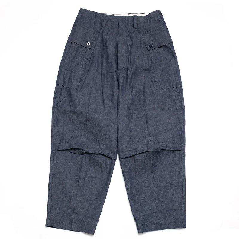 HAVERSACK - 8oz Chambray Military Pants - 862425 Classic Chino Pants