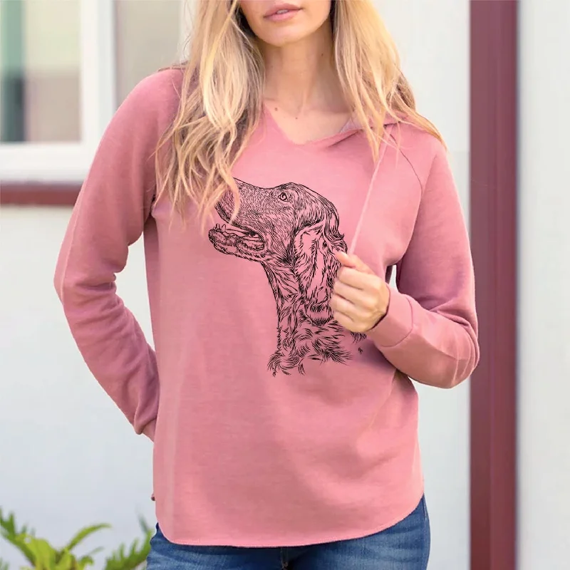 Profile Irish Setter - Cali Wave Hooded Sweatshirt Hoodie with Elastic Waist Stretchable Comfortable