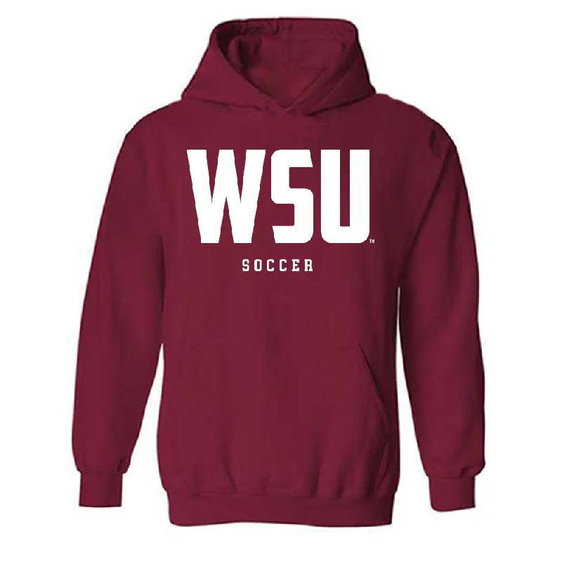 WSU - NCAA Women's Soccer : Nadia Cooper - Classic Shersey Hooded Sweatshirt Hoodie with Gradient Ombre Colorful