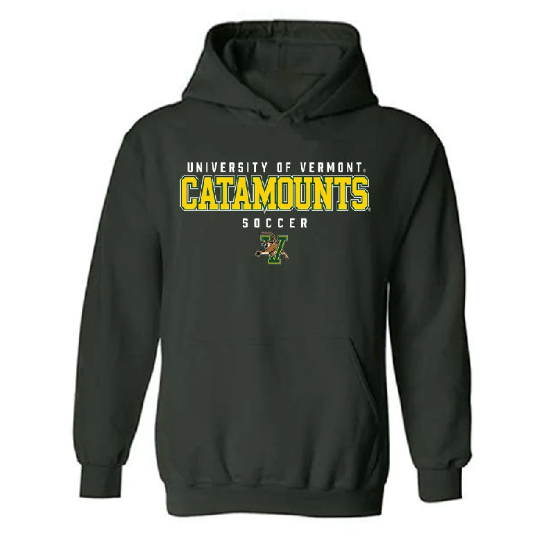 UVM - NCAA Women's Soccer : Katelyn Figueiredo - Classic Shersey Hooded Sweatshirt Hoodie with Raglan Sleeves Sporty Comfortable