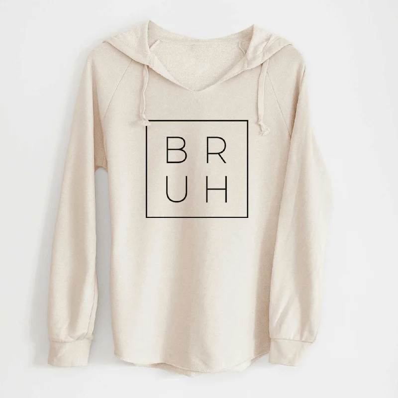Bruh Boxed - Cali Wave Hooded Sweatshirt Hoodie with Slim Fit Tailored Modern