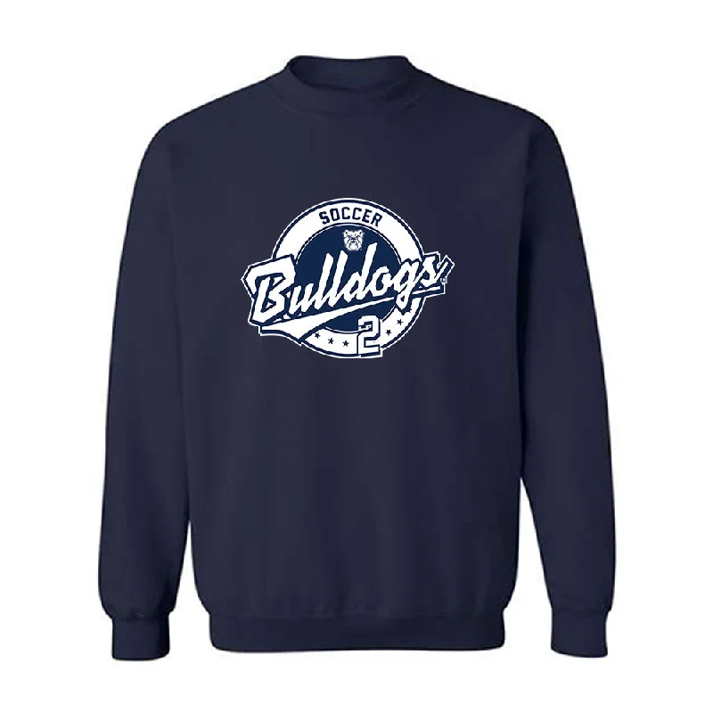 BU - NCAA Women's Soccer : Ceilidh Whynott - Classic Fashion Shersey Crewneck Sweatshirt Hoodie with Tied Waist Feminine Flattering