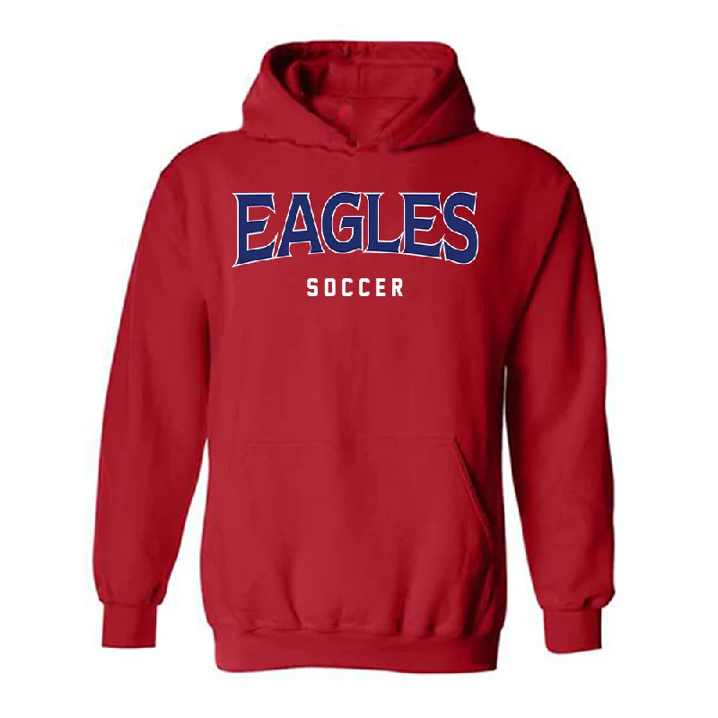 American - NCAA Women's Soccer : Lily Houngmany - Classic Shersey Hooded Sweatshirt Hoodie with Hem Elastic Stretchable Comfortable