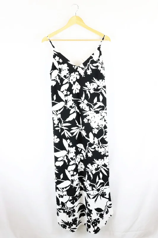 Witchery Black And White Dress 8 Tunics stripes playful