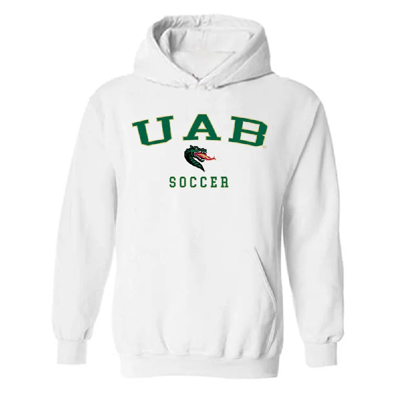 UAB - NCAA Women's Soccer : Lailah Stewart - Hooded Sweatshirt Hoodie with Embroidery Detailed Premium