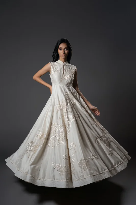 Embroidery Dress Pencil Office Professional