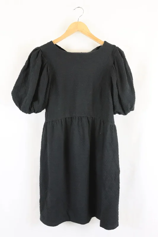 Topshop Black Dress 12 Tunics Summer linen