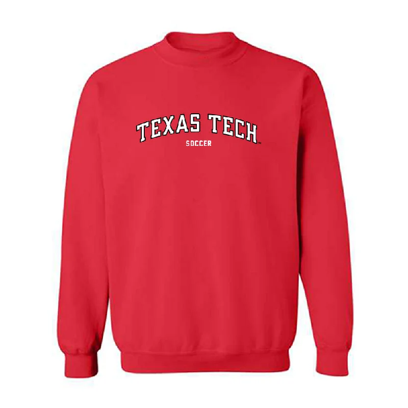 Texas Tech - NCAA Women's Soccer : Skylar Haase - Classic Shersey Crewneck Sweatshirt Hoodie with Rhinestones Sparkly Elegant