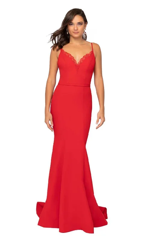 Terani Couture 1912P8219 - Lace Mermaid Dress A-Line Day Work