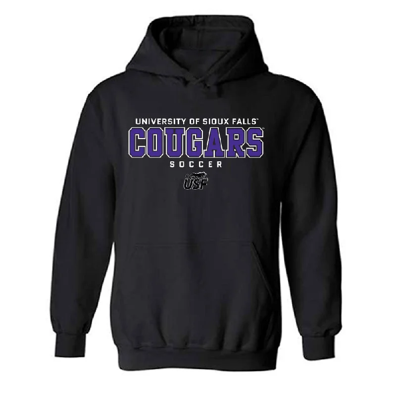 Sioux Falls - NCAA Women's Soccer : Gaby Drought - Classic Shersey Hooded Sweatshirt Hoodie with Puffed Sleeves Voluminous Trendy