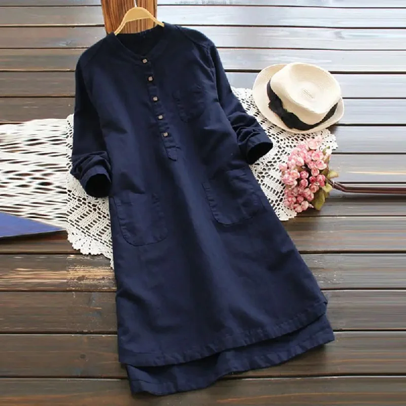 Lightweight Dress for women With Sleeves, breathable fabric Tunics Luxurious high-end