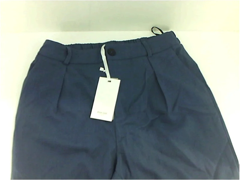 Grace and August Karin Women Pants Casual Regular Button End Medium Royal Blue Elegant Dress Pants