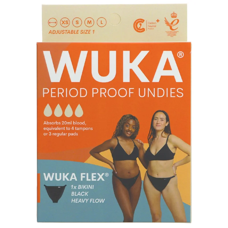 Wuka | Period Pant Heavy Flow XS - L - Adjustable period pant | single Classic Straight-Leg Pants
