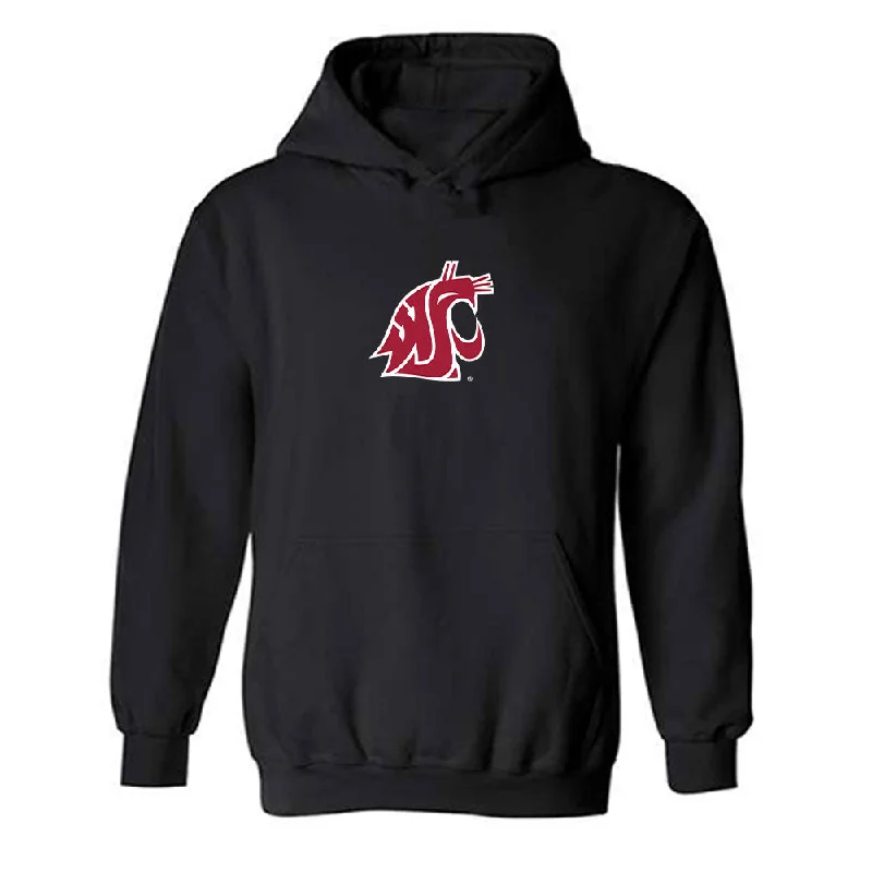 WSU - NCAA Women's Soccer : Nadia Cooper - Classic Fashion Shersey Hooded Sweatshirt Hoodie with Metallic Shiny Futuristic
