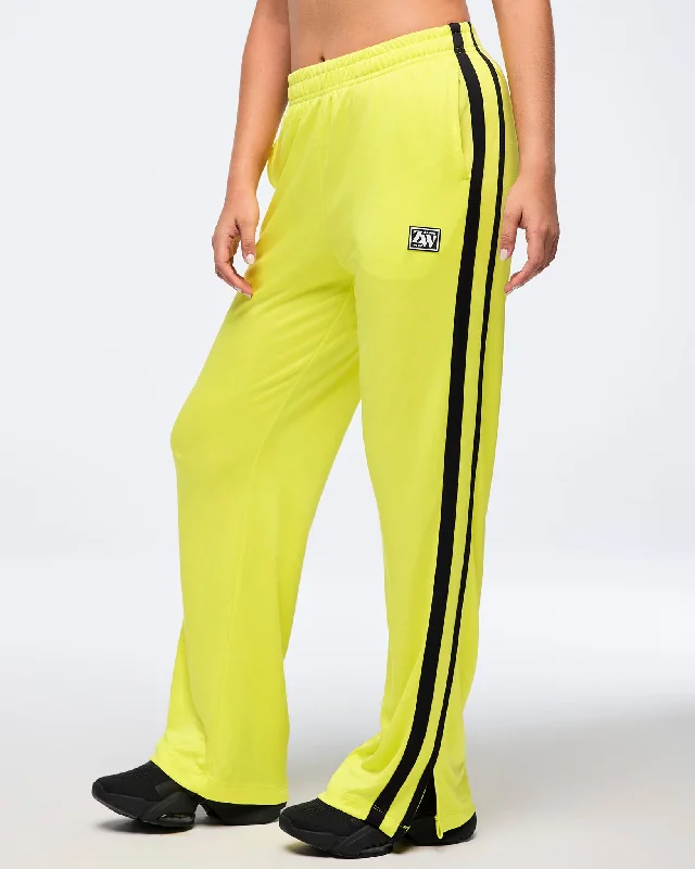 Zumba Haus Mid Rise Knit Track Pants Formal Slim Pants