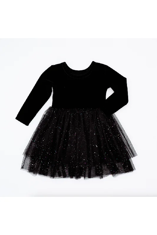 Black Velvet Tulle Dress - Holiday Confetti Tunics Timeless classic