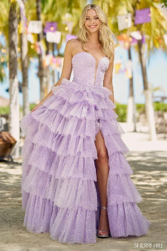 Sherri Hill 56139 - Pearl Sequin Prom Dress Tunics Spring floral