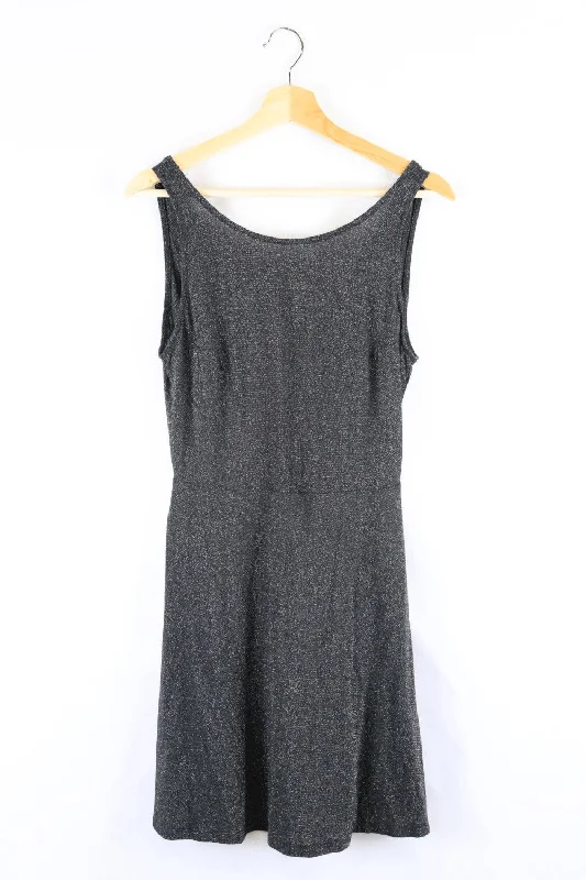 H And M Black Sparkle Dress 10 Tunics Leisure comfortable