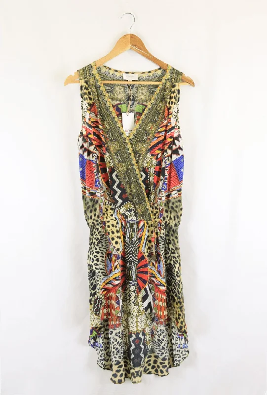 Camilla Animal Print Dress S Tunics Travel practical