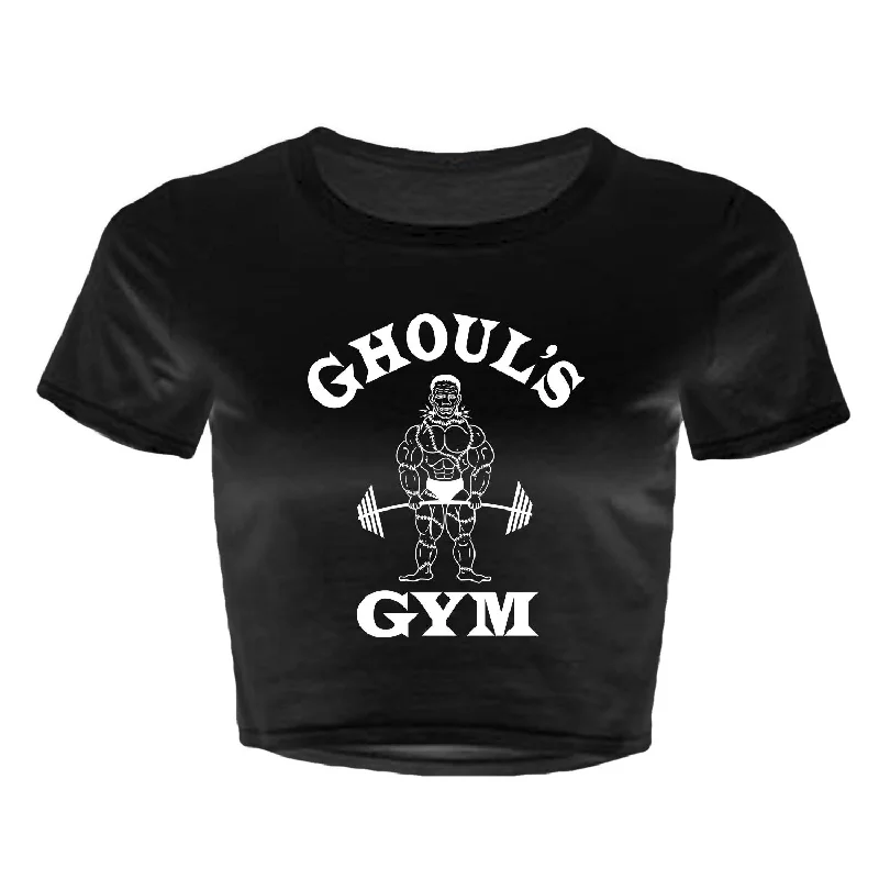 Ghoul's Gym Classic - Women's Crop Top Fashionable Trendy Casual
