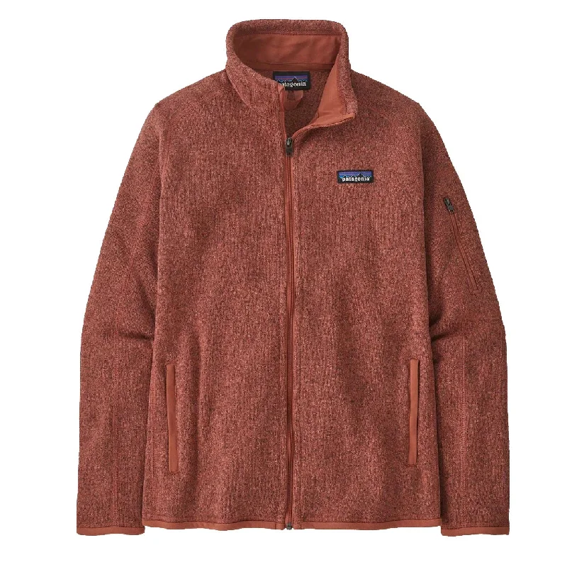 Patagonia Womens Better Sweater Fleece Jacket Burl Red Bright Pastel Dark