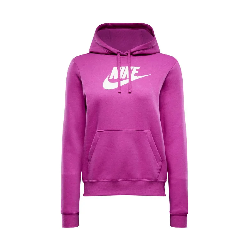 Nike Sportswear Club Fleece Women's Logo Pullover Hoodie Deep Neck Pullover