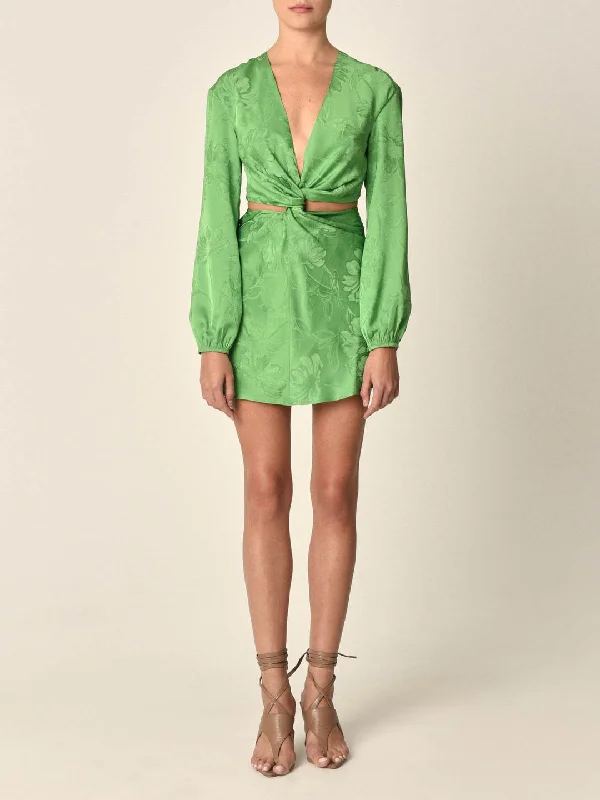 Silvia Tcherassi Jodie Dress Green