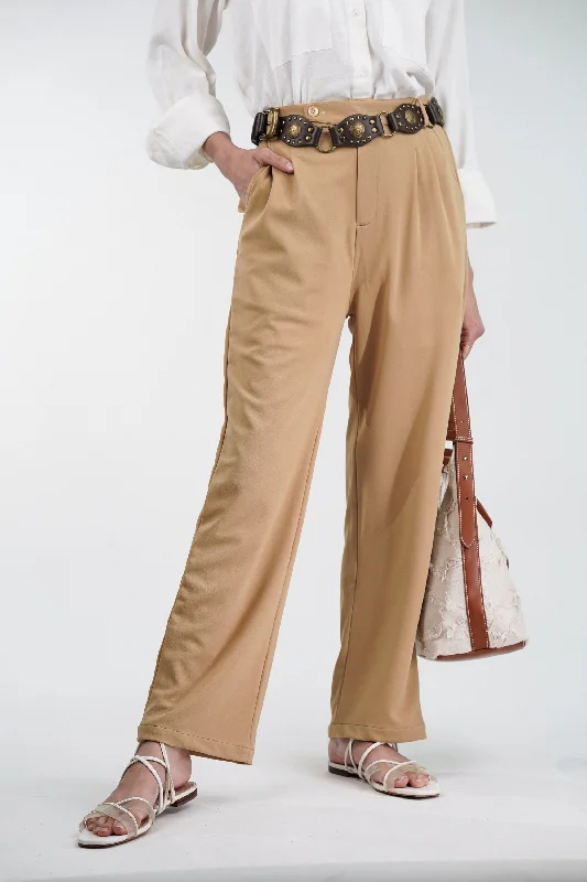Straight Fit Amber korean Trouser Skinny Trousers Denim Stretchy