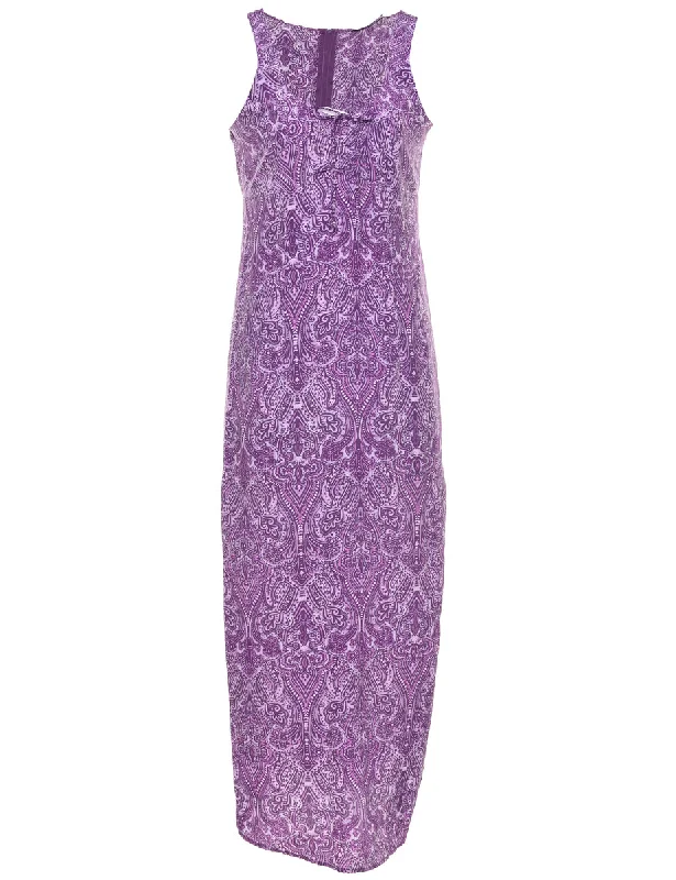 Paisley Print Dress - M