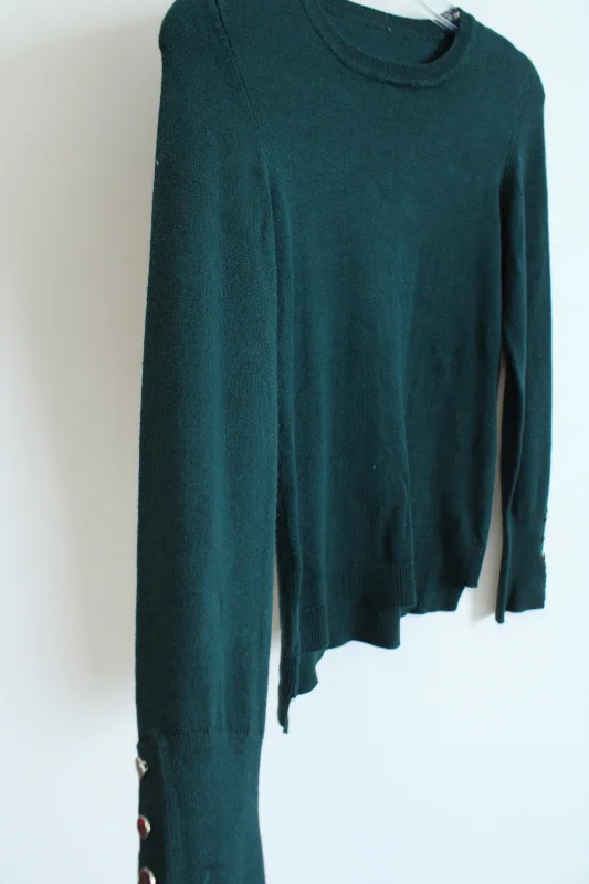 Evergreen Knit Sweater | XS Mesh Sweater Canvas Denim