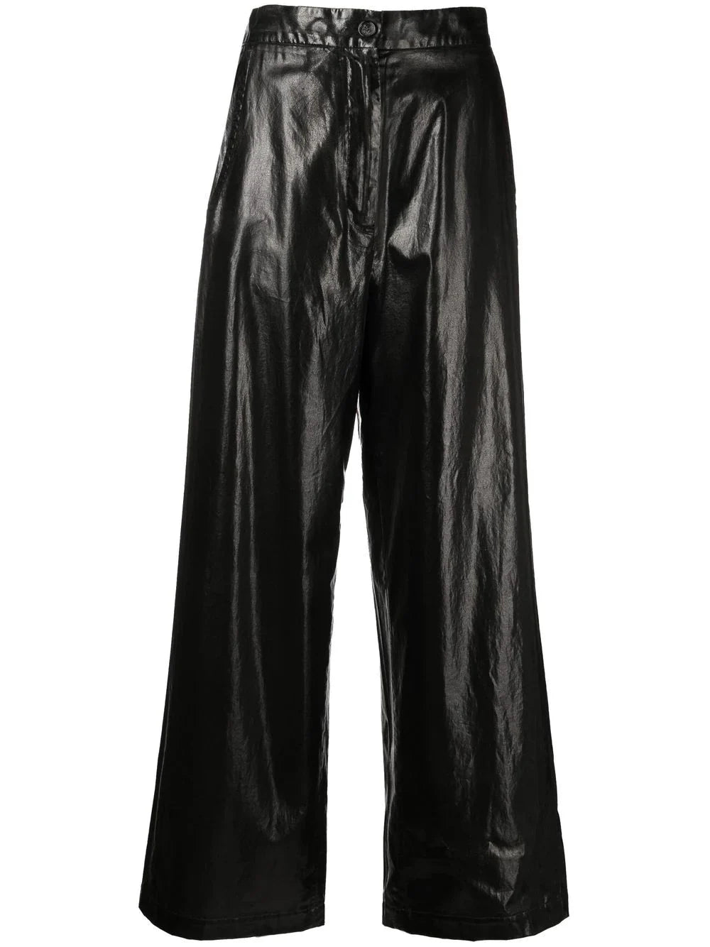 HIGH-WAISTED WIDE-LEG TROUSERS Trousers Pleated Formal