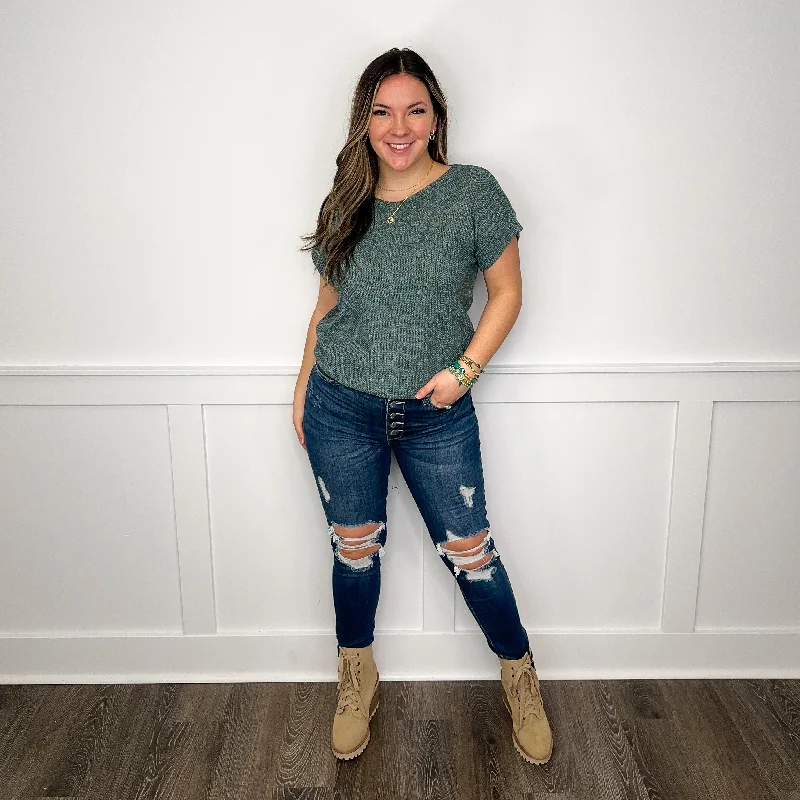 Zenana Take Further Action Knit Short Sleeve Sweater Top - 5 colors! Stylish Fashionable Trendy Zenana Take Further Action Knit Short Sleeve Sweater Top - 5 colors! Stylish Fashionable Trendy