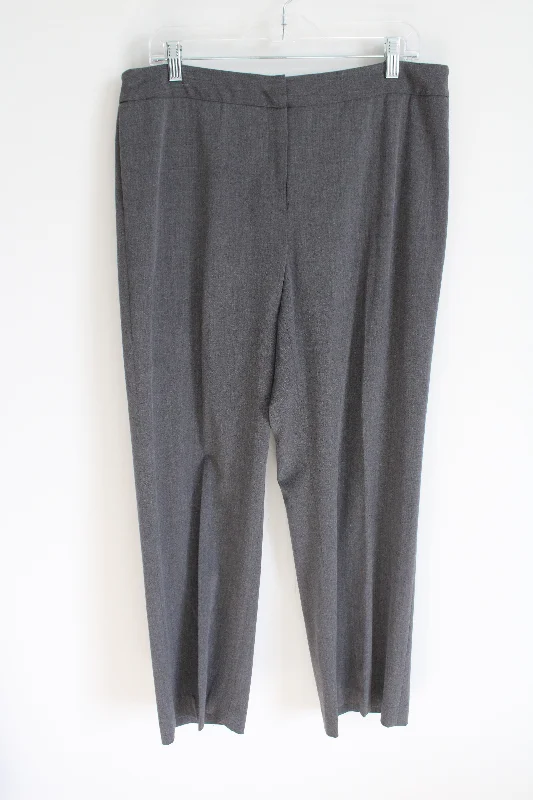 Style & Co. Gray Trouser Pant | 14 Petite Trousers Bestseller Popular