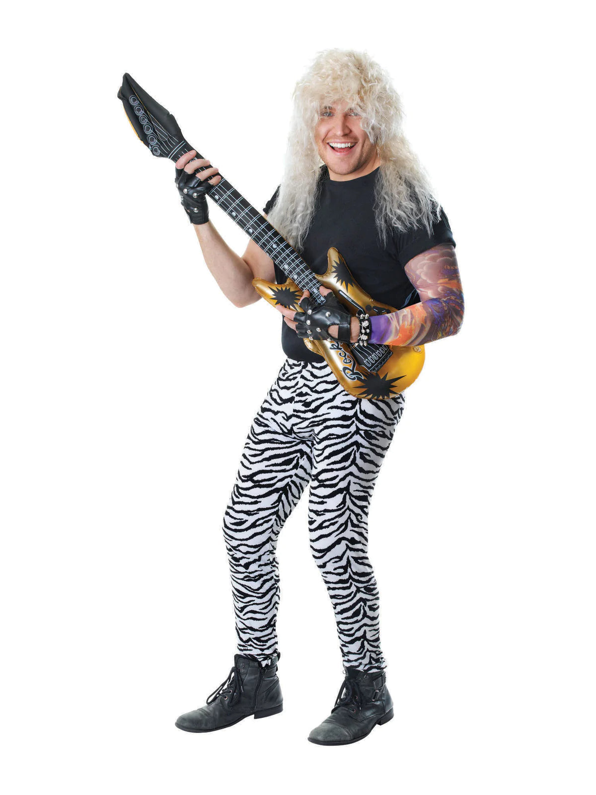 Zebra Print Trousers Adult Rocker Costume Trousers Sale Discount