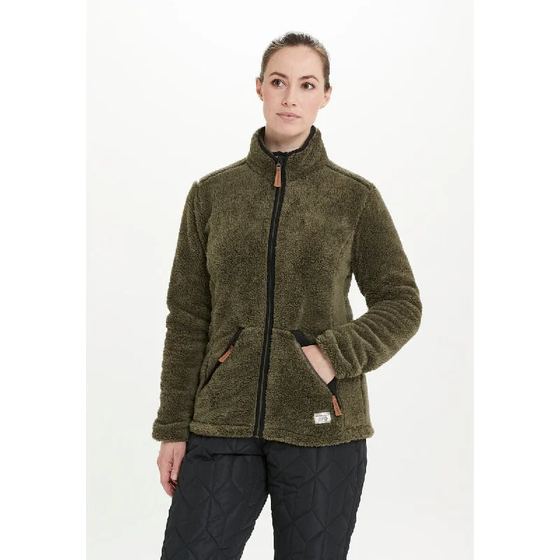 Lucille W Fleece Jacket Denim Jacket Leather Jacket Suede Jacket