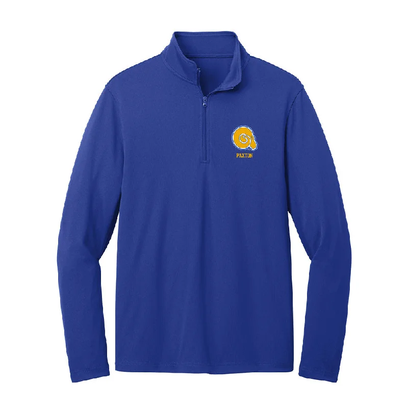 Albany State - NCAA Women's Basketball : Na'Haviya Paxton - Lightweight Quarter Zip Jacket Herringbone Jacket Checkered Jacket Solid Jacket