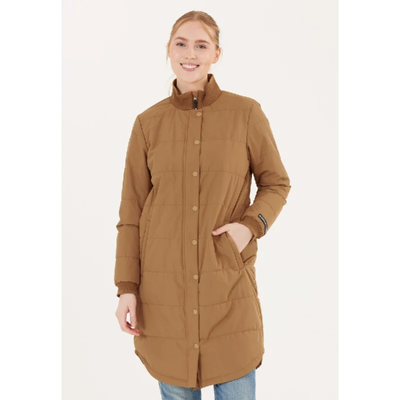 Cassidy W Long Puffer Jacket Print Jacket Jacquard Jacket Patchwork Jacket