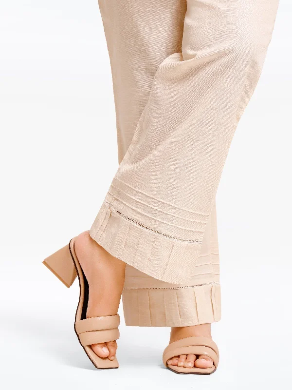 Women's Cream Trouser - EWBEB23-76559 Trousers Business Professional