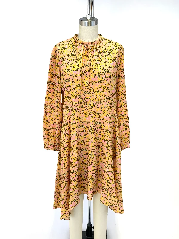 No. 6 Silk Floral Meadow Dress