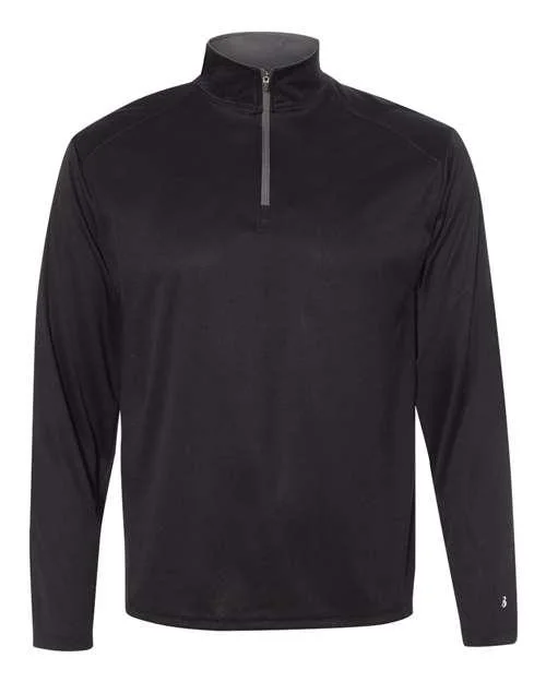 Badger B-Core Quarter-Zip Pullover 4102 Wrist Length Sleeve