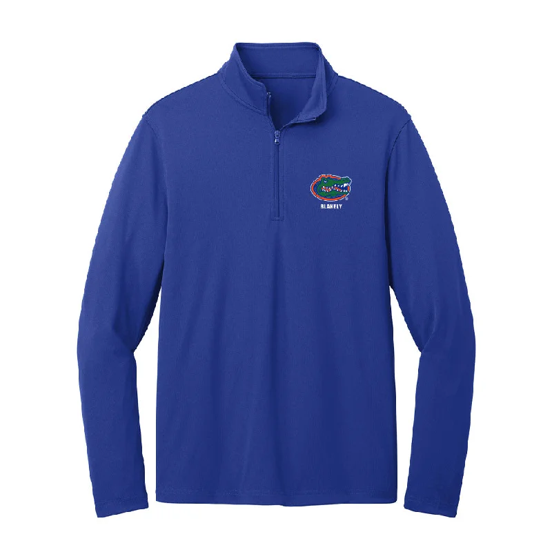 Florida - NCAA Women's Gymnastics : Skye Blakely - Lightweight Quarter Zip Jacket Print Jacket Jacquard Jacket Patchwork Jacket