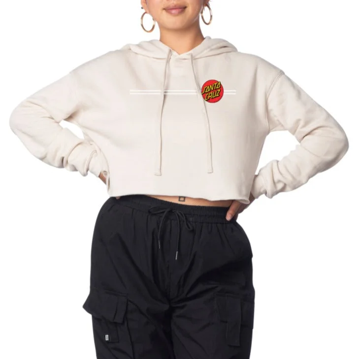Classic Dot Pullover Hoodie Short Puff Sleeve