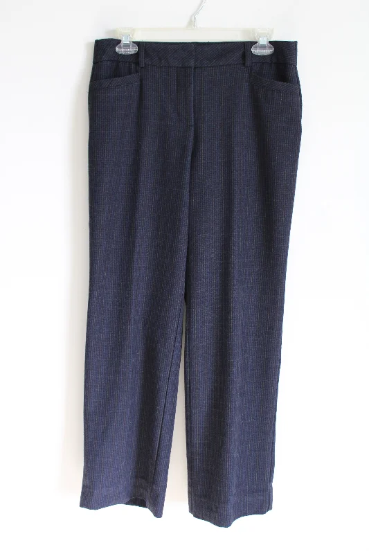 Roz & Ali Blue & Black Houndstooth Trouser | 4 Trousers practical easy-care