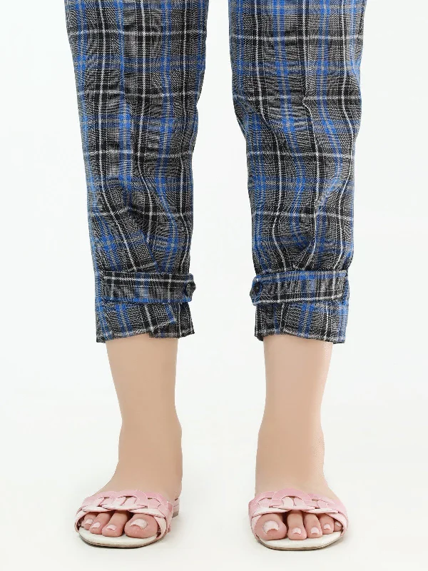 Women's Grey & Blue Trouser - EWBP21-76332 Trousers Hiking Durable