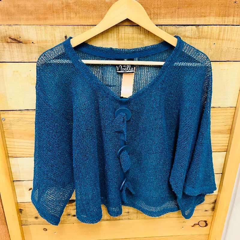 size One Size Wmn Sweater Boat Neck Shawl Collar Notched Collar