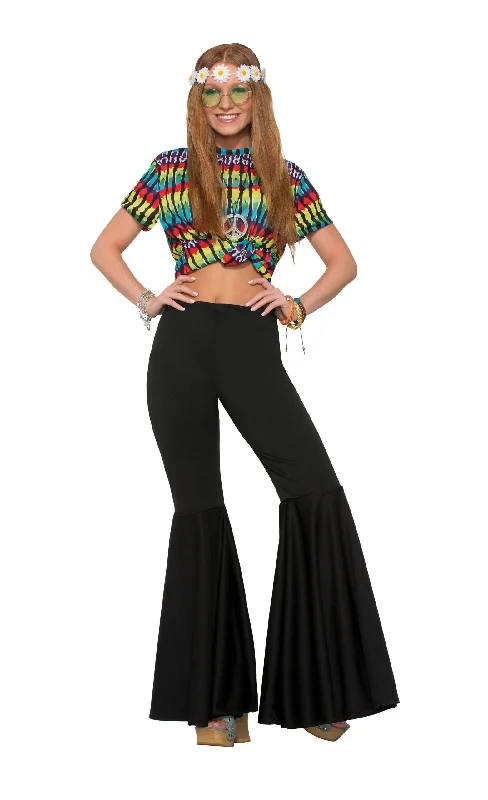 Bell Bottom Trousers Black Trousers cozy comfortable
