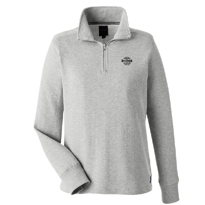 Authentic Blues Nautica Anchor 1/4 Zip Pullover (Women) Over Sleeve Pullover