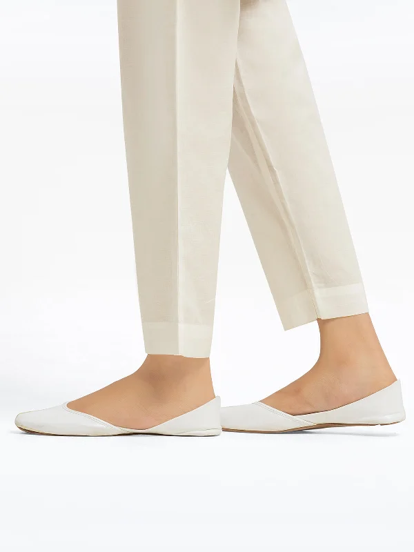 Women's Cream Trouser - EWBS24-76578 Trousers Denim Blue