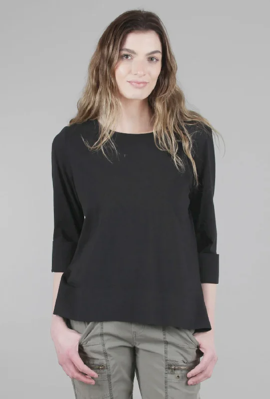 Habitat 74321 Deep Hem Pullover Seamless Knit Pullover