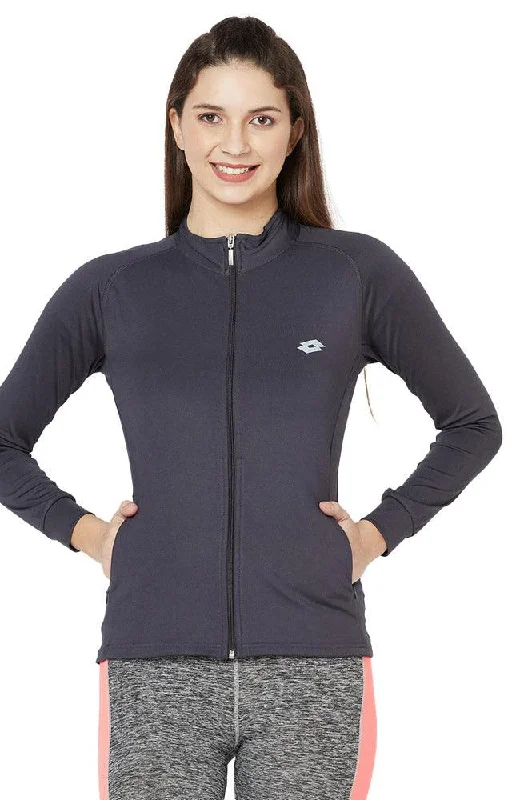 Lotto Jacket Sienna Pl Sweatshirt Tiered Jacket Buttoned Jacket Zippered Jacket